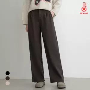 [카라] KARRA 모던핀턱뒷밴딩기모팬츠_A5W0736