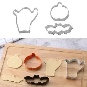 할로윈모양쿠키커터 호박틀 유령모양 박쥐커터 할로윈쿠키틀 (WFJ74T1)