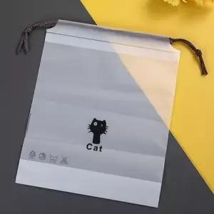 휴대용복주머니 수영장 물놀이 양말속옷 의류보관 더스트백 중 18X25cm (WFJ750X)