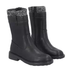 [롯데백화점]탠디 여성 니트 앵클부츠 (굽 3.5CM) G25443_BLACK _YDP