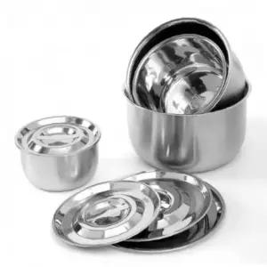 스틸볼 믹싱볼세트 뚜껑 믹싱볼 4종