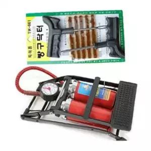 자동차 타이어 수리 키트 빵꾸 펌프