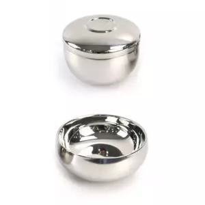 2중 스텐 밥그릇 국그릇 공기 대접 식기세트 제사식기 한식그릇세트 1인그릇 공기대접 혼수식기