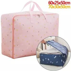 옷 정리함 부직포 수납가방 캠핑 이불 보관함 다용도 정리박스 (WFK6NUN)