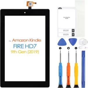 Amazon Kindle Fire HD7 9세대 2019 M8S26G 7인치 디지타이저 화면 교체용 9th 터치스크린 전면 유리