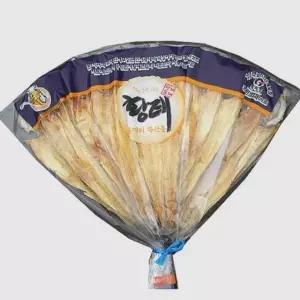 강원 용대리 진부령 덕장 부채꼴 황태포 10마리50~52 (WFK6HOW)