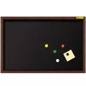 엔틱 분필용 칠판자석 부착 가능 무늬목 왠지 (WFK900V)