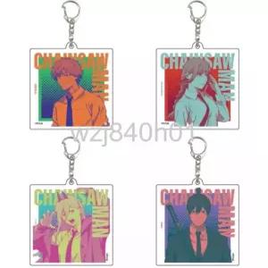  덴지 마키마 파워 아키 키링 열쇠고리 스퀘어 체인소맨