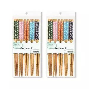 나무 일본식 대나무 고급 젓가락 세트 5P 2세트(블러썸) (WFK9RW6)