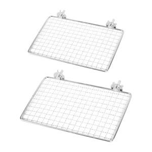 조류 앉는대 플랫폼 스테인리스 스틸 설치  케이지 액세서리 코카투 러브버드 버지리가 코카티엘 카나리아