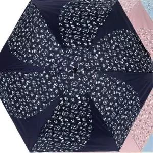 3개묶음 꽃패턴 접이식 양산 우산 WFDD546