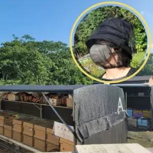 얼굴모기장 블랙 씌우는 벌모자 양봉모자 방충모자 낚 (WFK92XD)