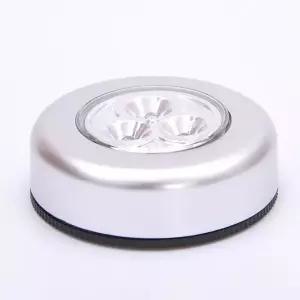 부착식라이트 LED 3구 터치 라이트 인테리어 점착시 캠핑 랜턴