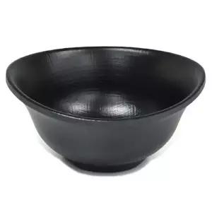 타원볼 체크(흑) 블랙컬러 멜라민그릇 한정식 DS-7855 (WFK9VV3)