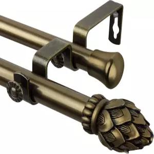 로드 데신 버드 더블 커튼 120 x 170 인치 앤티크 브라스 - 4707-994