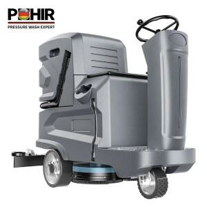 바닥 폐기물 청소 기계 산업용 건식 장비 전기 스크러버