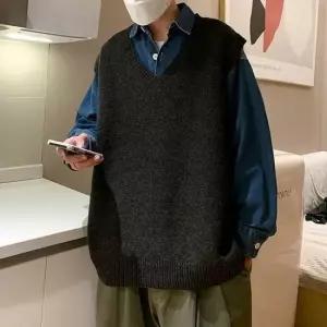 [라일리의류] Rly IS-BT20 니트 가죽점퍼 남성자켓  44240018)