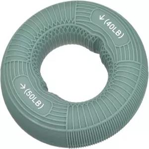 uxcell 핸드 그립 강화제 3.07인치 40-50파운드 실리콘 링 핑거 팔뚝 운동용 트레이너 암벽 등반 선수 그린