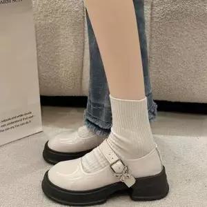 여자 2컬러 나비 통굽 메리제인슈즈 러블리 로퍼 샌들 여성로퍼 로퍼샌들 통굽로퍼 통굽샌들 키높이샌들