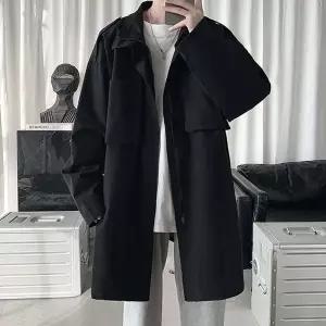 [하프클럽/]남성 트렌치자켓 자켓 베이직 2컬러 봄가을 데일리 트렌치코트