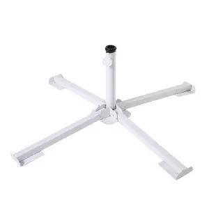 테라스 발코니 베란다 화이트 파라솔 받침대 튼튼 파워4각 노상