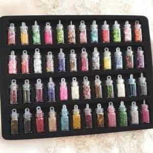 고품질 화장파츠 여자 젤 세트 글리터 48색 화장품 셀프네일 수강생 (WFKAMSK)