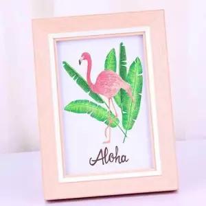 2p 사진액자 핑크 액자 소형 벽걸이형 탁상 WFIKSJE