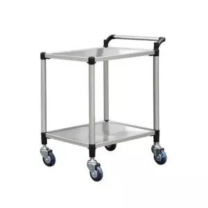 서빙카트 스텐 2단 대/음식점카트 물류센터 핸드카 W9A4113