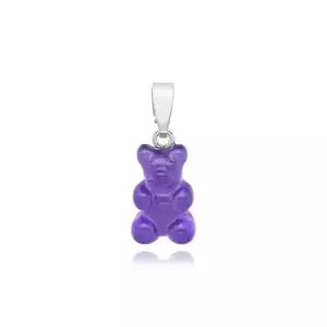 노스텔지아 베어 클래식 플럼 실버 펜던트 참