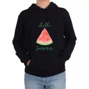 기모후드티 HELLO SUMMER 여름휴가 수박 더위에그림 다양한 색상 사이즈 (WFKB30G)