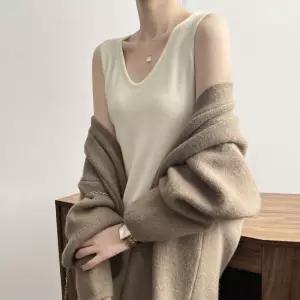 롱원피스 겨울원피스 H라인 고급스런 모직원피스 기모 파티룩 나시 레이어드