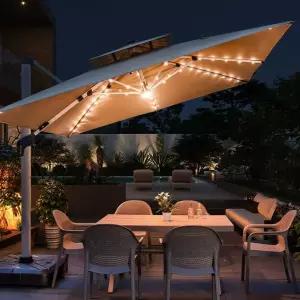 대형 튼튼한 접이식 파라솔 테라스 야외 그늘 카페