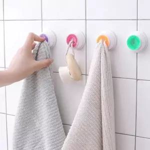실리콘 걸이형 수건 정리대 원터치 걸이 바스켓 수납정리용품 (WFKAXHL)