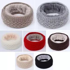 [하프클럽/]겨울 여성 목도리 보온 넥워머 패션 니트 목도리