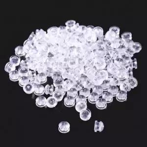 [하프클럽/]실리콘 인기 햄버거 귀걸이 클러치 감성 6mm 2개(1쌍)