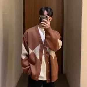 [프로셀러] 남성 봄 가을 초겨울 오버핏 가디건 남자 자켓 아우터