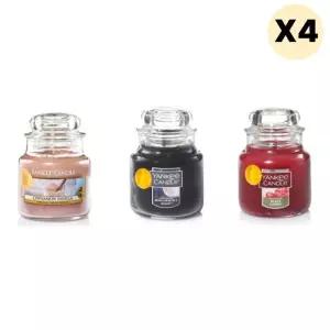 양키캔들 향초 연말선물 스몰자 겨울 인테리어 3개 X4