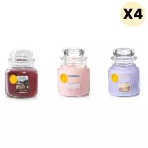 양키캔들 어텀 핑크 라벤더 향초 스몰자 3종 X4SET