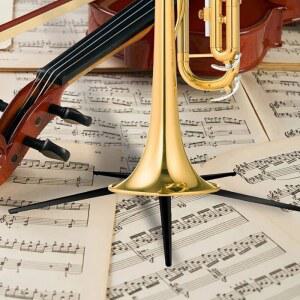 휴대용 트럼펫 스탠드 거치대 트럼펫용 전자트럼펫 트럼펫입문 2X 플라스틱트럼펫 관악기