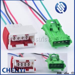 4Pin 자동 방수 O2 람다 프로브 센서 커넥터 산소 피그 테일 플러그 185001-6 144998-5 푸조 호환 시트로엥