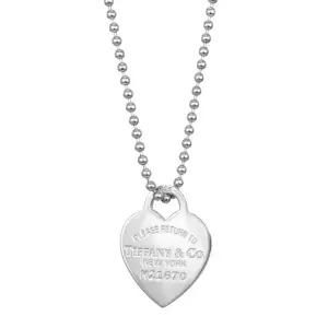 앤코 92.5 Return to Tiffany 실버 롱목걸이