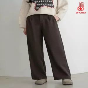 KARRA 모던핀턱뒷밴딩기모팬츠_A5W0736