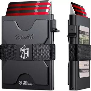 소년 남성을 위한 지탈리 노벨티 지갑 - 슬림 카드 홀더 6+6 메탈 케이스 팝업 기능이 있는 미니멀리스트