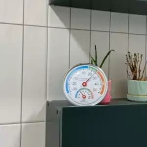 무전원 아날로그 원형 온습도계 (WFKBIRD)