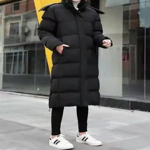 [하프클럽/]남성 패딩 점퍼 베이직 후드 탈부착 남자 여자