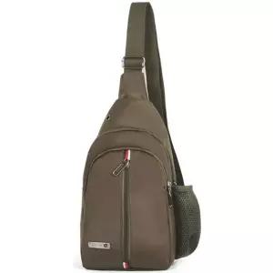 [하프클럽/]남자 메신저백 가방 여행 슬링백 캐주얼 바디백 그린