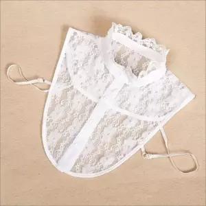 여성 블라우스 레이스 차이나 카라 이너셔츠 넥케이프 (WFKB9WL)