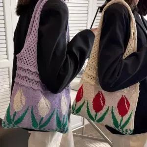 데일리가방 뜨개가방 여자대학생가방 여름에코백 WFIL6PM