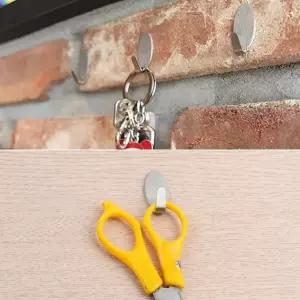 벽면 고정 용홀더 부착 행거 납작타원형 수납걸이 (WFKBDUB)