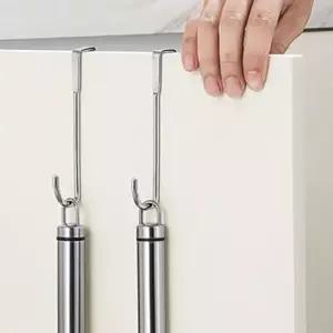 심플 스텐 문고리 후크 싱크대 수납 걸이 대형 (WFKBR4S)